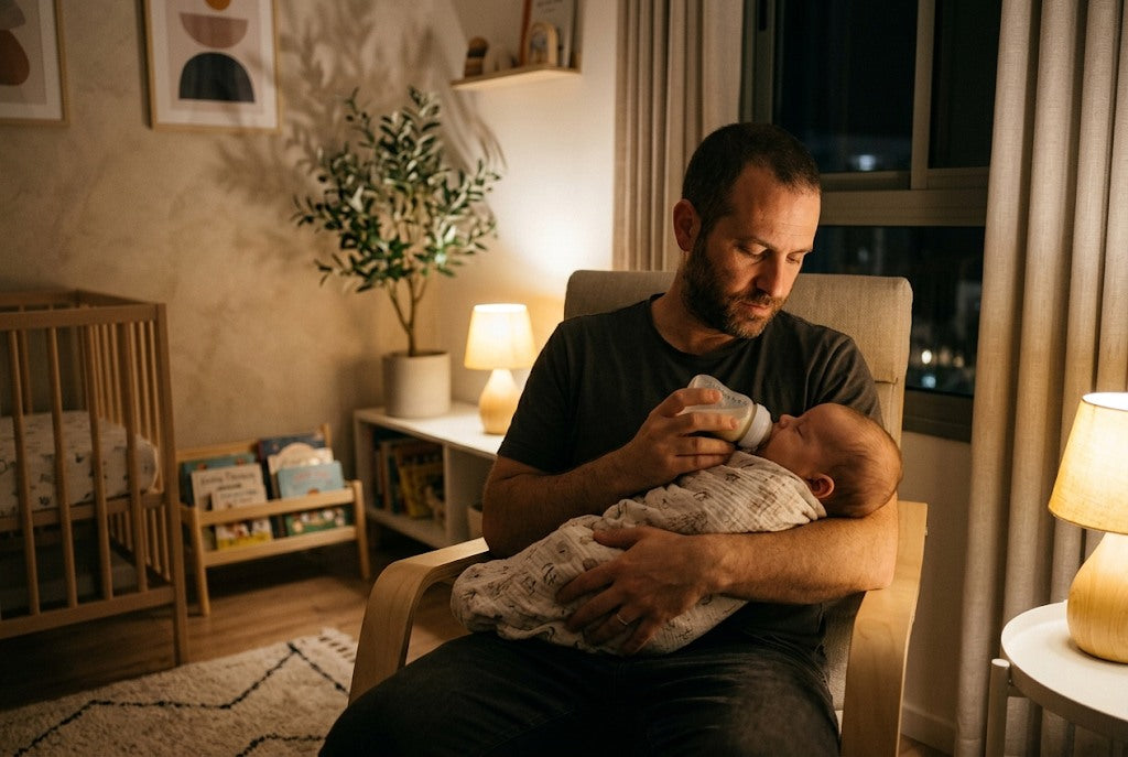 האכלה לילית עם בקבוק: איך עושים את זה פשוט יותר